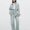 Jean taille haute coupe Barrel Jean taille haute coupe Barrel