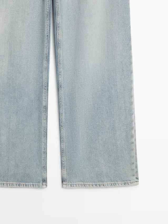 Jean taille haute coupe Barrel Jean taille haute coupe Barrel