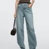 Jean taille haute coupe Barrel Jean taille haute coupe Barrel