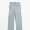 Jean taille haute coupe Barrel Jean taille haute coupe Barrel