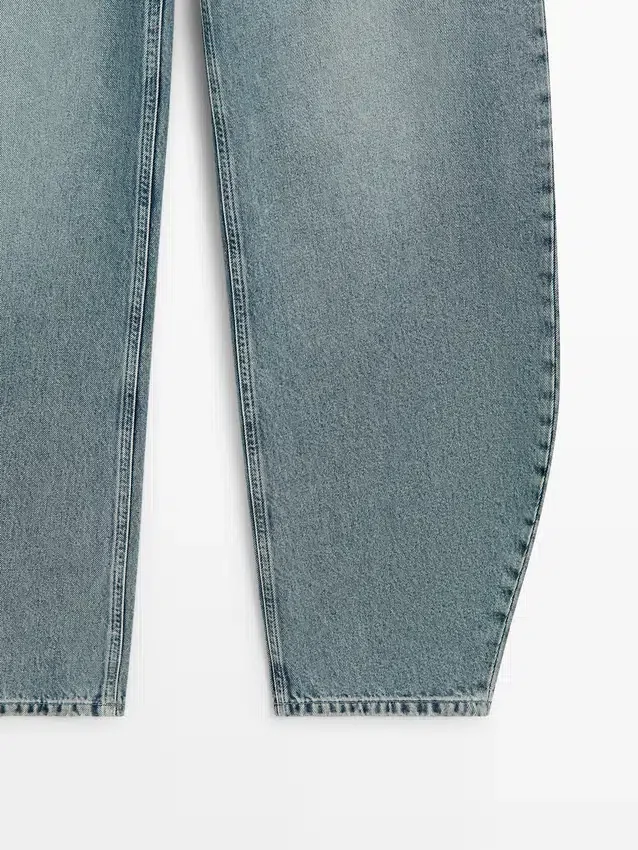 Jean taille haute coupe Barrel Jean taille haute coupe Barrel