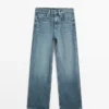 Jean taille haute à jambes larges Jean taille haute à jambes larges