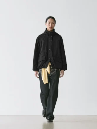 Parka longue en tissu technique