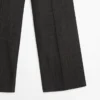 Jean taille moyenne à jambes larges Jean taille moyenne à jambes larges