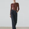 Jean évasé à taille haute Jean évasé à taille haute