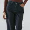 Jean évasé à taille haute Jean évasé à taille haute