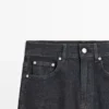 Jeans confort à taille haute et coupe droite Jeans confort à taille haute et coupe droite