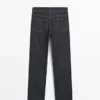 Jeans confort à taille haute et coupe droite Jeans confort à taille haute et coupe droite