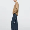 Jeans confort à taille haute et coupe droite Jeans confort à taille haute et coupe droite