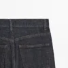 Jeans confort à taille haute et coupe droite Jeans confort à taille haute et coupe droite