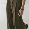 Jupe midi à plis creux Jupe midi à plis creux