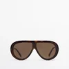 Lunettes de Soleil aviateur effet écaille Lunettes de Soleil aviateur effet écaille
