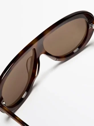 Lunettes de Soleil aviateur effet écaille