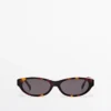 Lunettes de Soleil étroites effet écaille Lunettes de Soleil étroites effet écaille