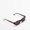 Lunettes de Soleil étroites effet écaille Lunettes de Soleil étroites effet écaille