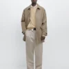 Manteau léger en mélange de coton Manteau léger en mélange de coton