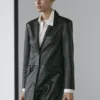 Manteau long en cuir nappa Manteau long en cuir nappa