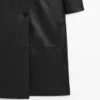 Manteau long en cuir nappa Manteau long en cuir nappa