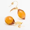 Mini boucles d’oreilles en forme de citron en verre Mini boucles d’oreilles en forme de citron en verre