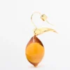 Mini boucles d’oreilles en forme de citron en verre Mini boucles d’oreilles en forme de citron en verre