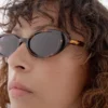Mini-lunettes de Soleil ovales effet écaille Mini-lunettes de Soleil ovales effet écaille