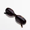Mini-lunettes de Soleil ovales effet écaille Mini-lunettes de Soleil ovales effet écaille