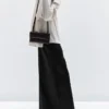 Mini sac à bandoulière en cuir nappa Mini sac à bandoulière en cuir nappa