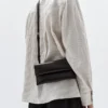 Mini sac à bandoulière en cuir nappa Mini sac à bandoulière en cuir nappa