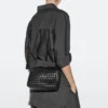 Mini-sac tressé en cuir nappa Mini-sac tressé en cuir nappa