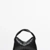Mini-sac tressé en cuir nappa Mini-sac tressé en cuir nappa