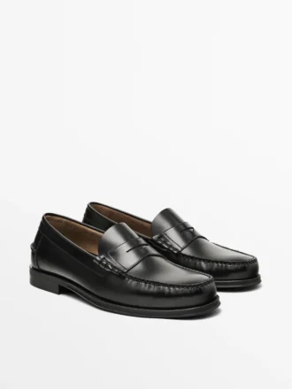 Mocassins en cuir avec bride Penny