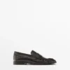 Mocassins en cuir gaufré Mocassins en cuir gaufré