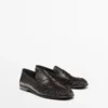 Mocassins en cuir gaufré Mocassins en cuir gaufré