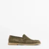Mocassins en cuir refendu Mocassins en cuir refendu