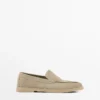 Mocassins en cuir refendu Mocassins en cuir refendu