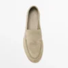 Mocassins en cuir refendu Mocassins en cuir refendu