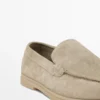 Mocassins en cuir refendu Mocassins en cuir refendu