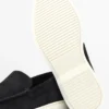 Mocassins en cuir refendu avec bout mocassin Mocassins en cuir refendu avec bout mocassin