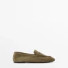 Mocassins en cuir refendu souple Mocassins en cuir refendu souple
