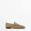 Mocassins en cuir refendu souple Mocassins en cuir refendu souple