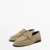Mocassins en cuir refendu souple Mocassins en cuir refendu souple