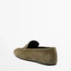 Mocassins en cuir refendu souple Mocassins en cuir refendu souple