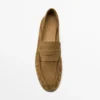 Mocassins en cuir refendu souple Mocassins en cuir refendu souple