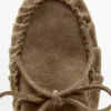 Mocassins en cuir souple avec détail froncé Mocassins en cuir souple avec détail froncé