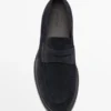 Mocassins Penny en cuir refendu Mocassins Penny en cuir refendu