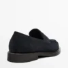 Mocassins Penny en cuir refendu Mocassins Penny en cuir refendu