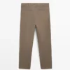 Pantalon ajusté à micro-texture Pantalon ajusté à micro-texture