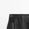Pantalon ample en cuir nappa Pantalon ample en cuir nappa