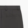 Pantalon ample en mélange de laine Pantalon ample en mélange de laine