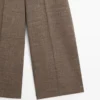 Pantalon ample en mélange de laine Pantalon ample en mélange de laine